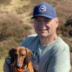 Jürgen Katolla mit Hund